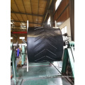 Granulate Small Lump Packaged Materials Chevron Patterned Rubber Conveyor Belt